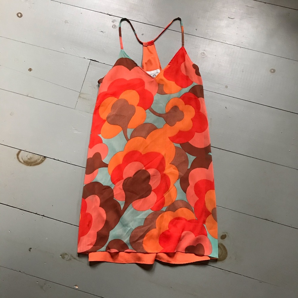 Judith March Strappy Floral Dress Anthropologie M